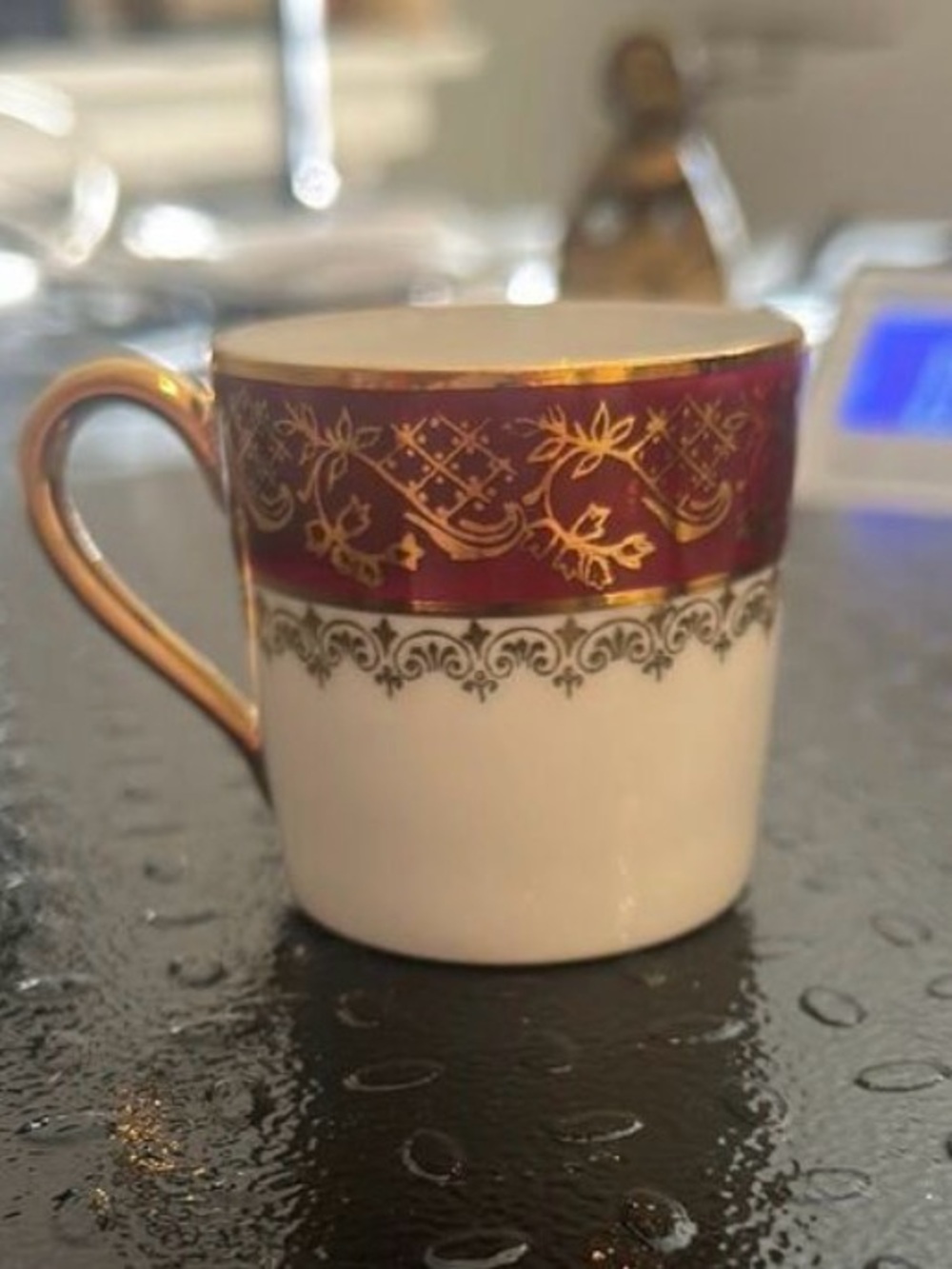 Limonges France Demitasse Gold Trim Cup